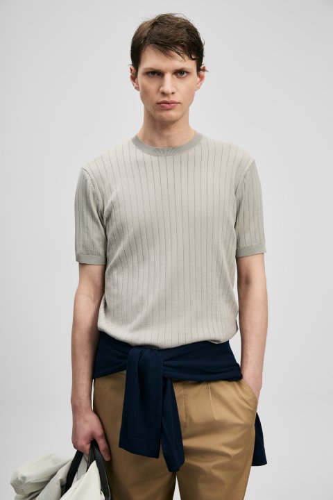 Mateo Men's Coolmax® Sweater Sand - Lufian (1)