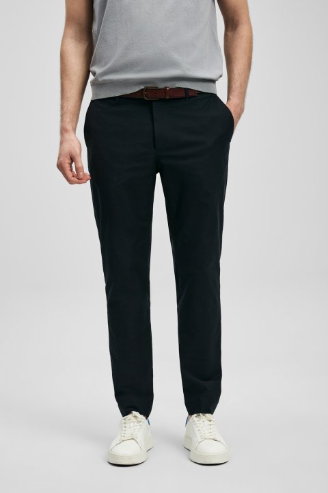 Mathias Smart Erkek Chino Pantolon Slim Fit Lacivert - Lufian (1)
