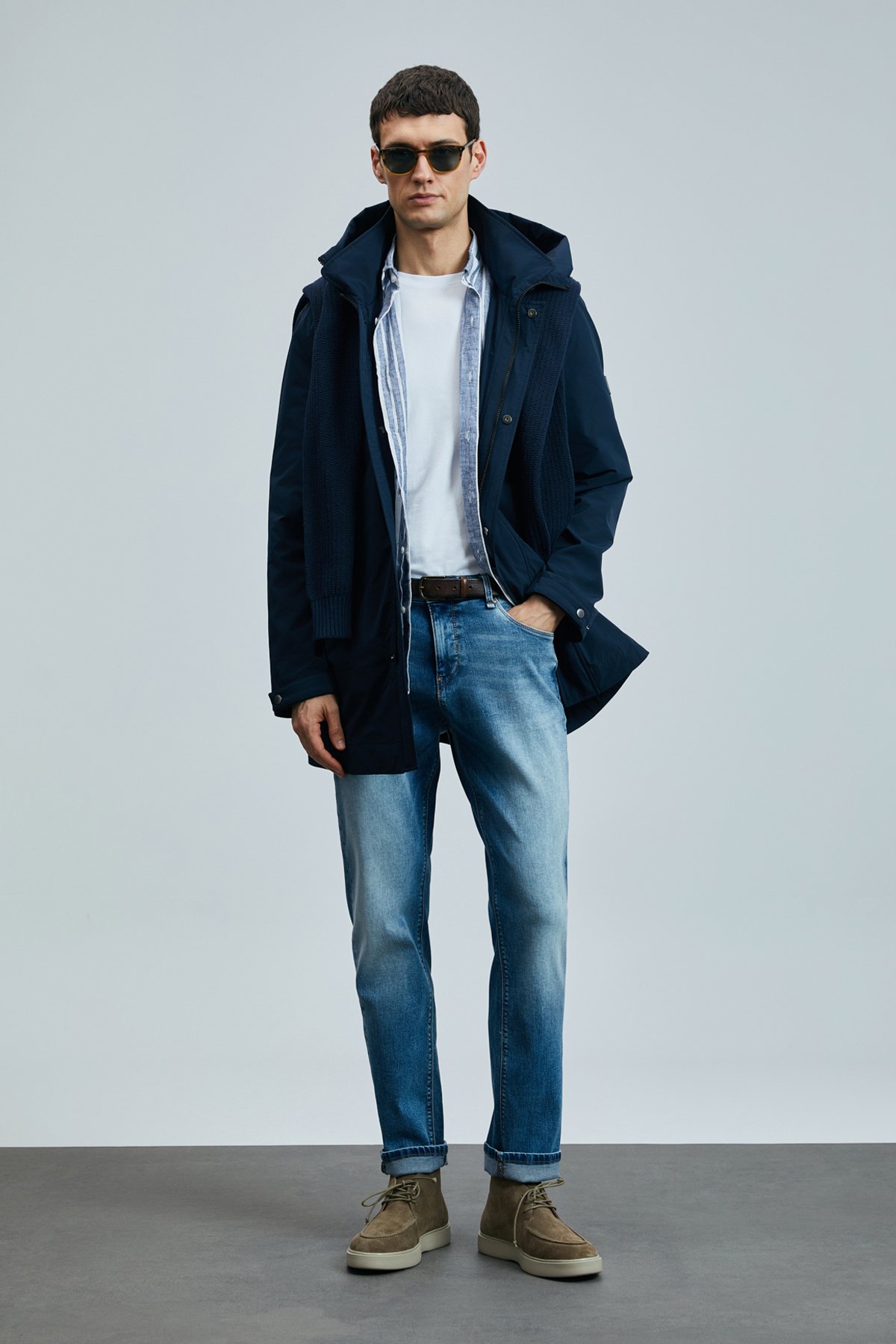 Mattıas Smart Jean Erkek Pantolon Slim Fit Mavi - Lufian (1)