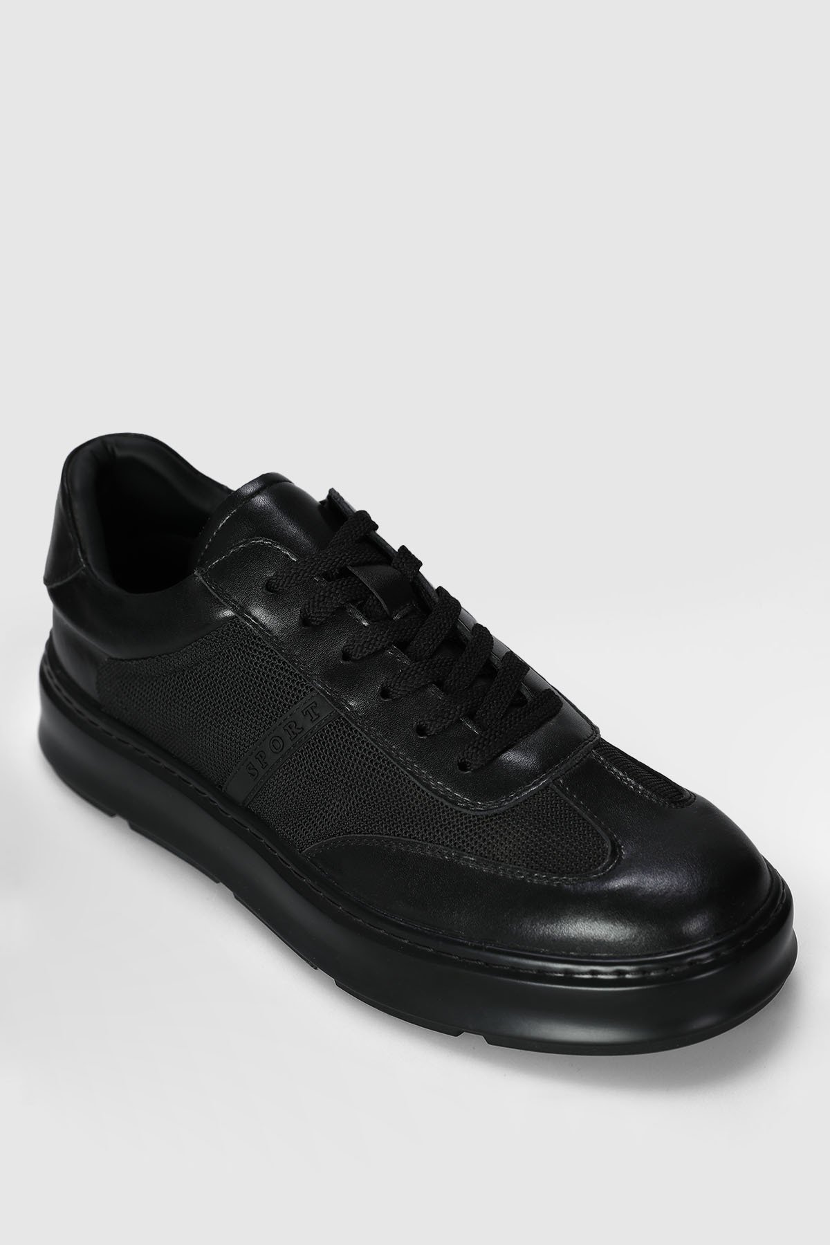 Max Erkek Sneaker Ayakkabı Siyah - Lufian (1)