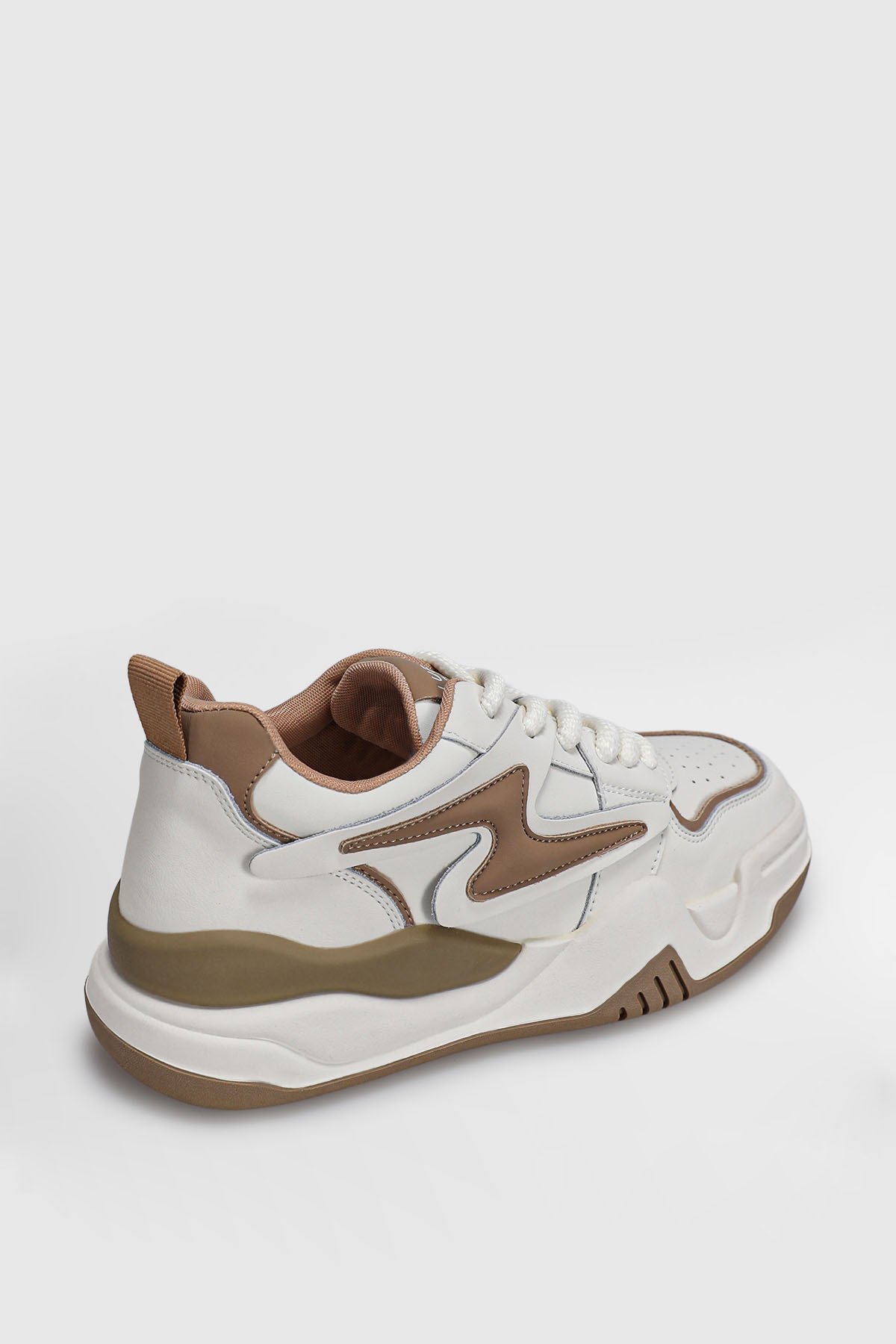 Women's Sneaker Shoes Beıge - Lufian