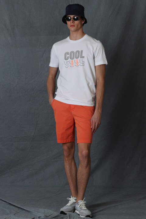 Maya Modern Grafik T- Shirt Beyaz - Lufian (1)