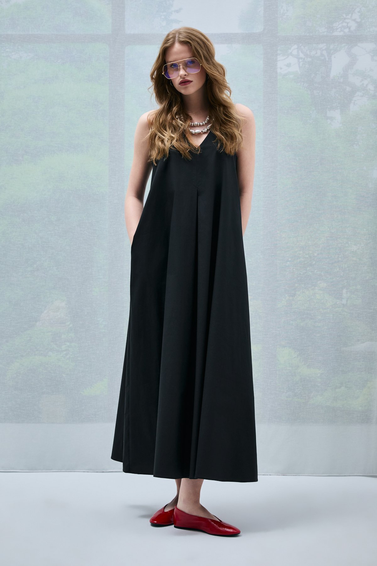 Maya Women's Dress Black - LUFIAN