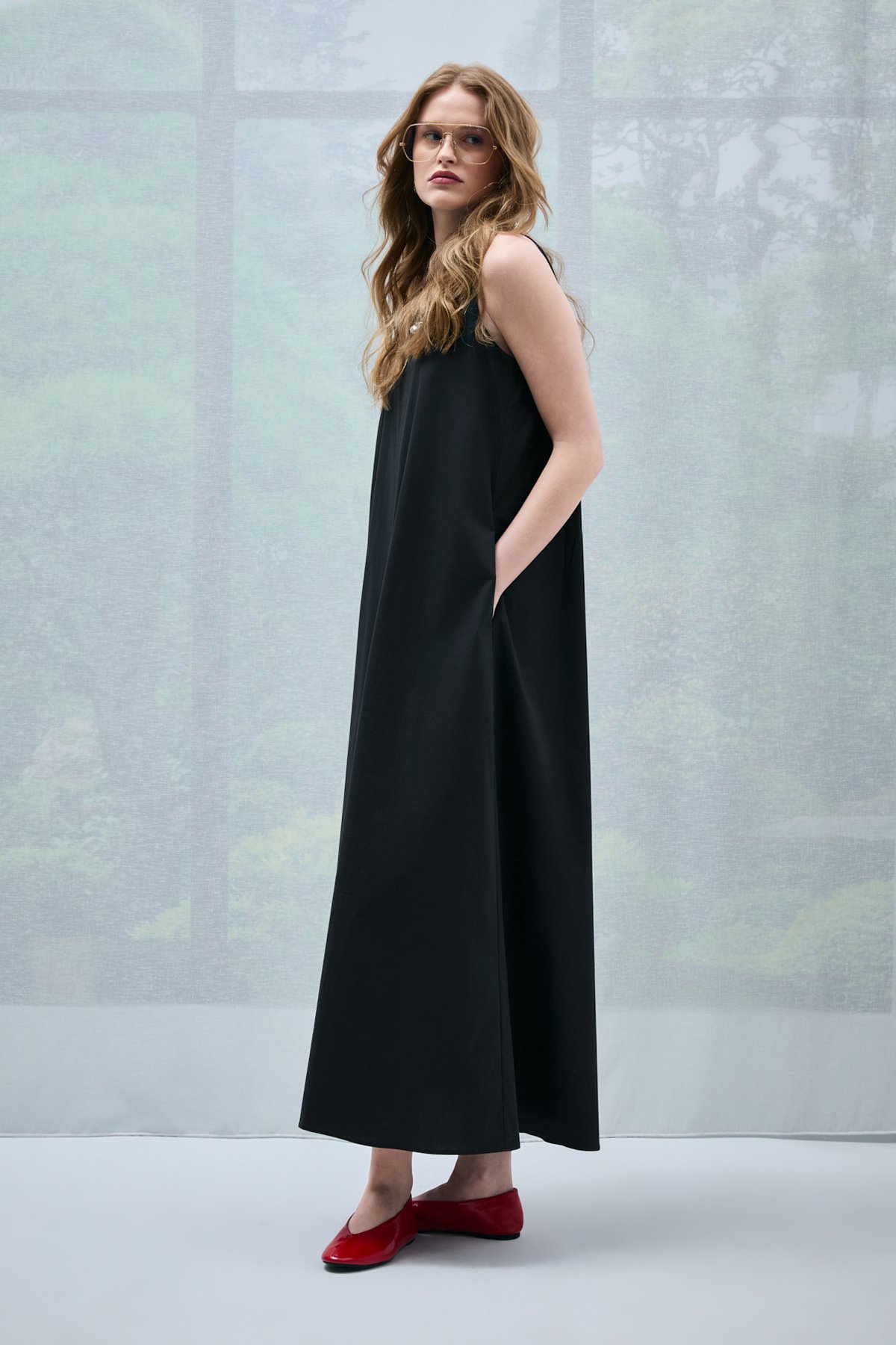 Maya Women's Dress Black - LUFIAN (1)