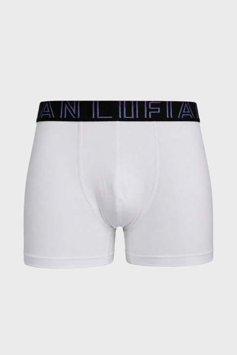 Mens Cotton Boxer Whıte - LUFIAN