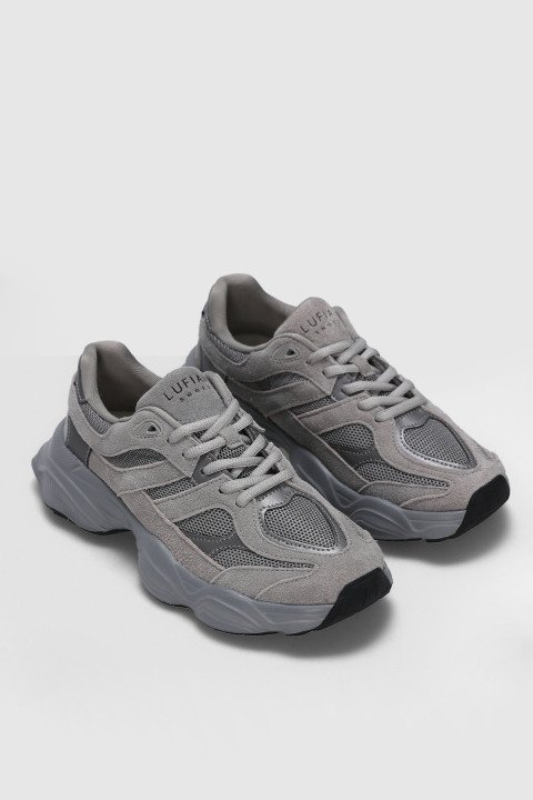 Mery Kadın Sneaker Ayakkabı Gri - Lufian
