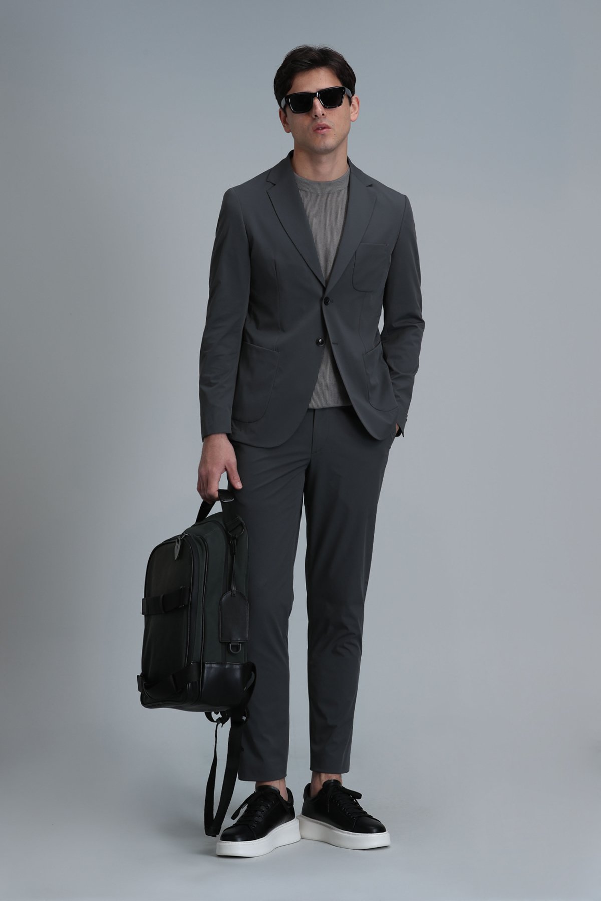 Mex Spor Erkek Blazer Ceket Slim Fit Yeşil - Lufian (1)