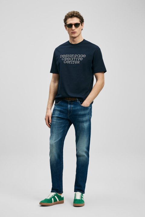 Mıguel Smart Jean Erkek Pantolon Slim Fit İndigo - Lufian