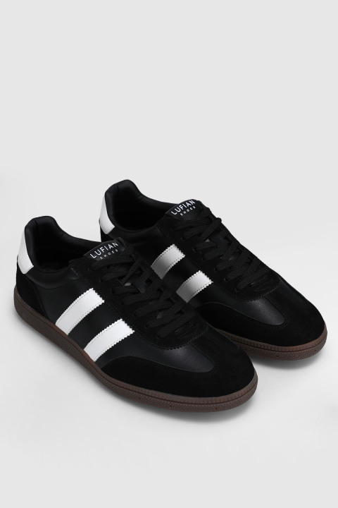 Mıke Men's Sneaker Shoes Black - Lufian