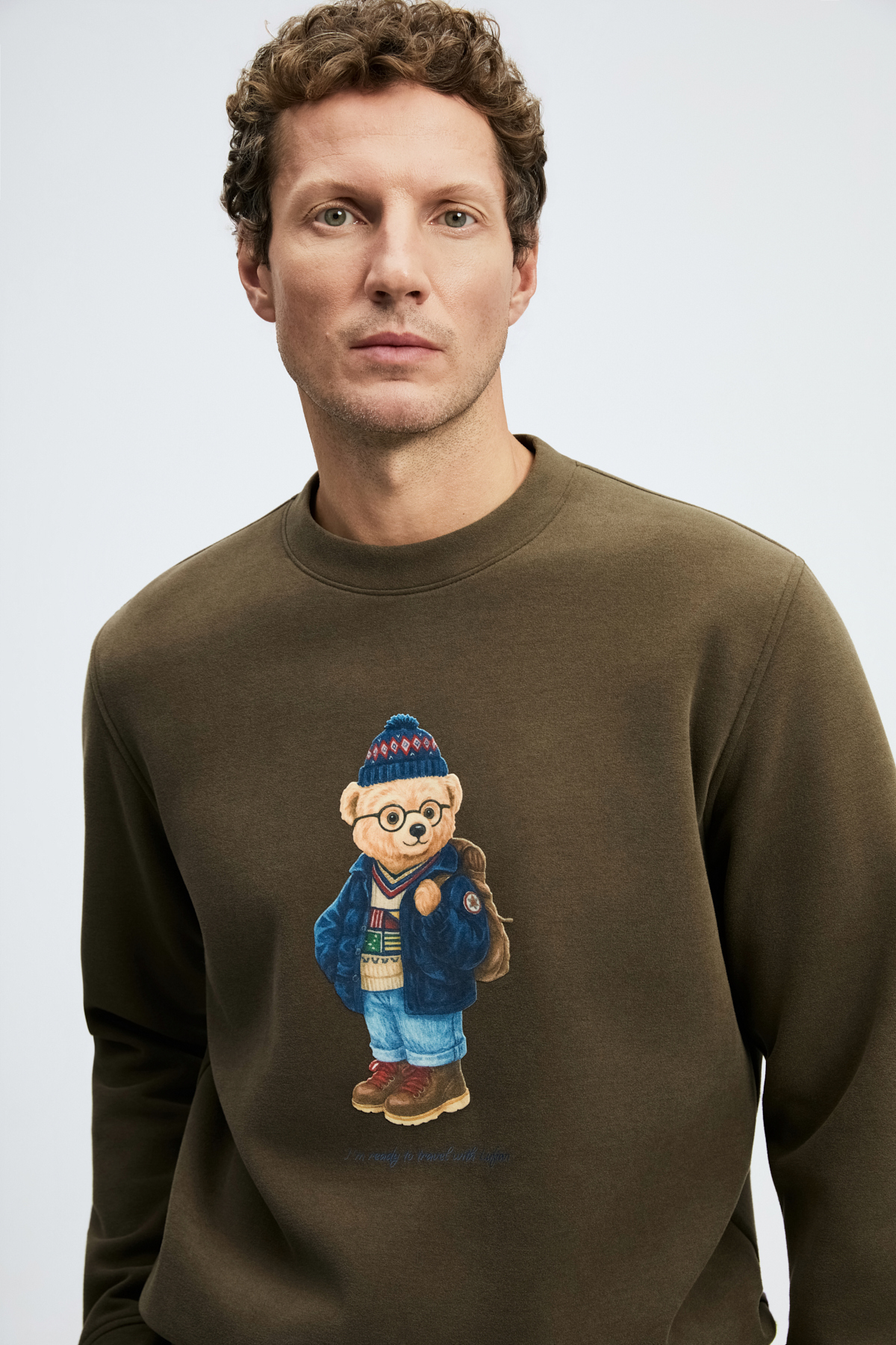 Male Sweatshirt Brown - Lufian