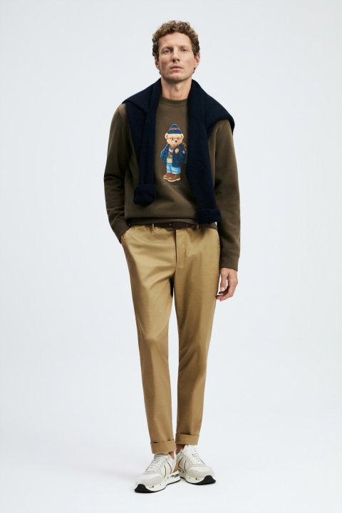 Male Sweatshirt Brown - Lufian