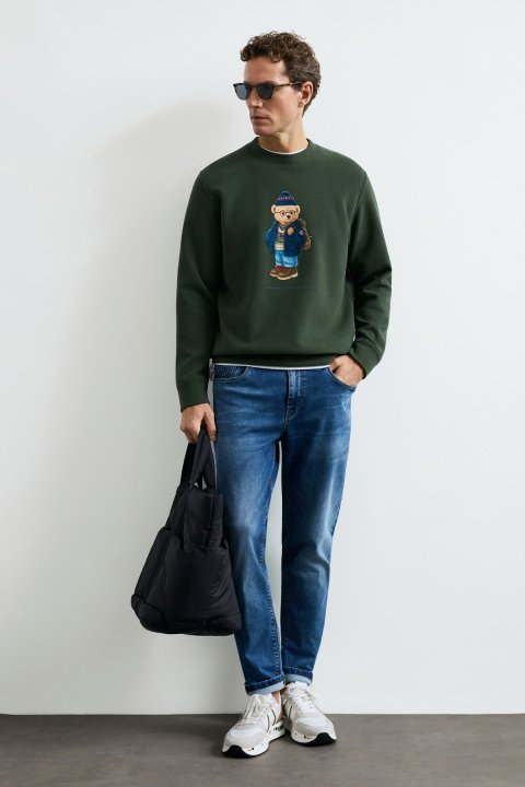 Male Sweatshirt Green - Lufian