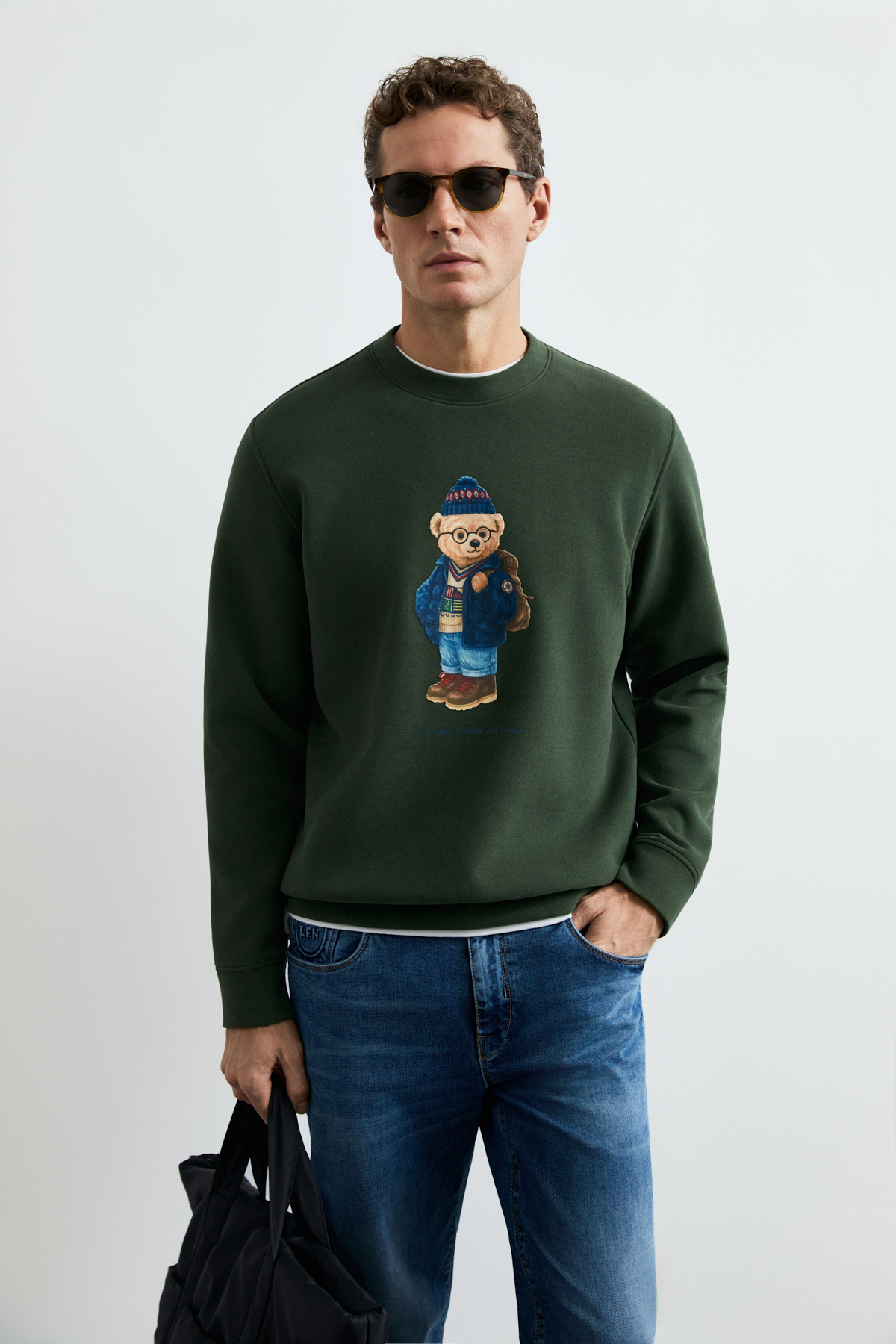 Male Sweatshirt Green - Lufian