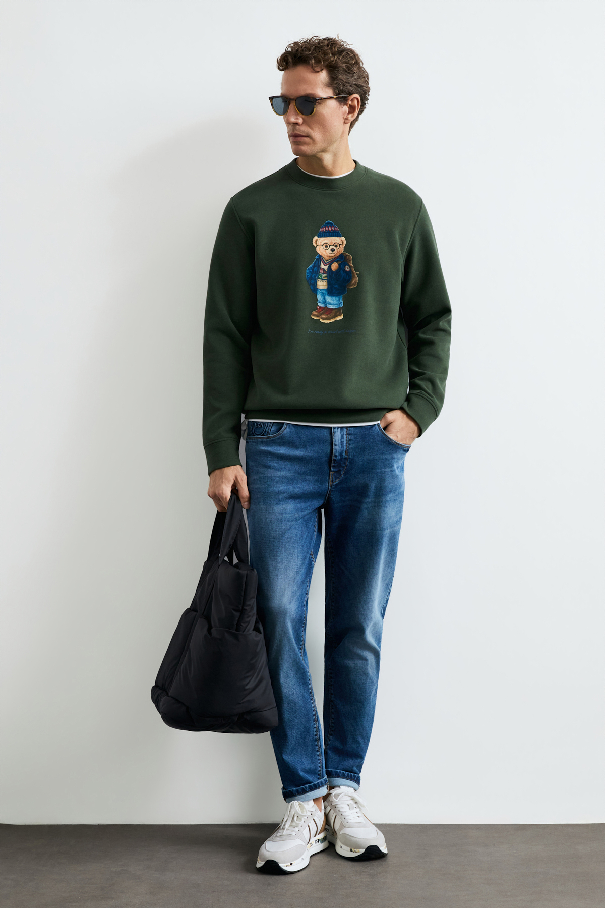 Male Sweatshirt Green - Lufian