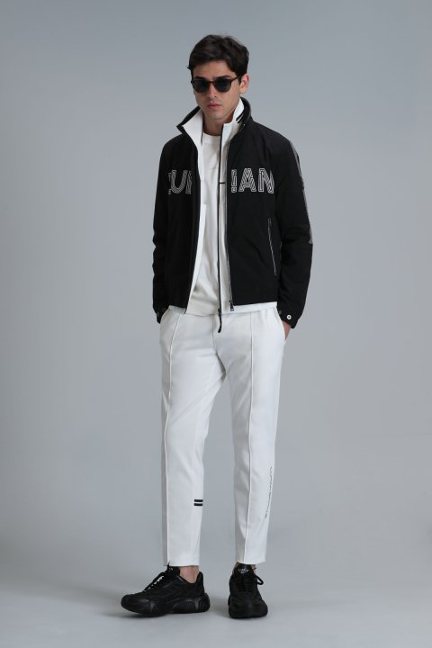 Mode Erkek Eşofman Altı Kırık Beyaz - Lufian