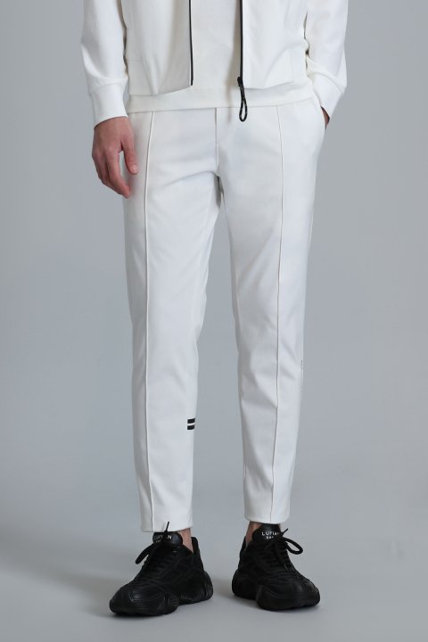 Mode Erkek Eşofman Altı Kırık Beyaz - Lufian (1)