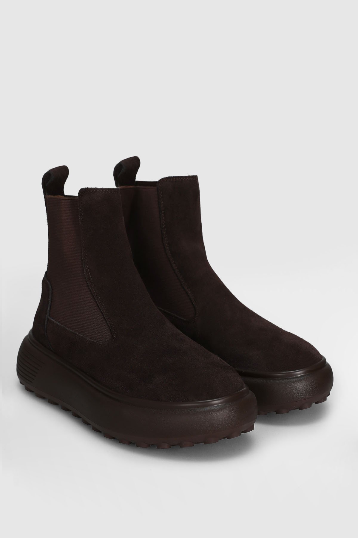 Monıca Women's Leather Boots Brown - LUFIAN (1)