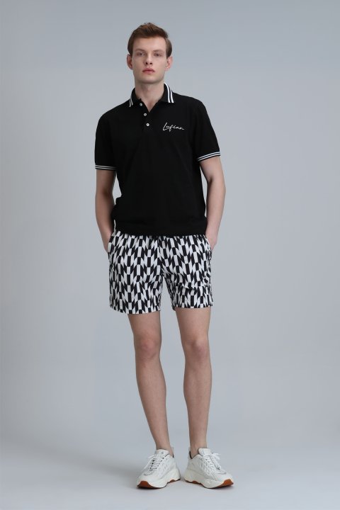 Montana Smart Erkek Polo Tişört Siyah - Lufian (1)