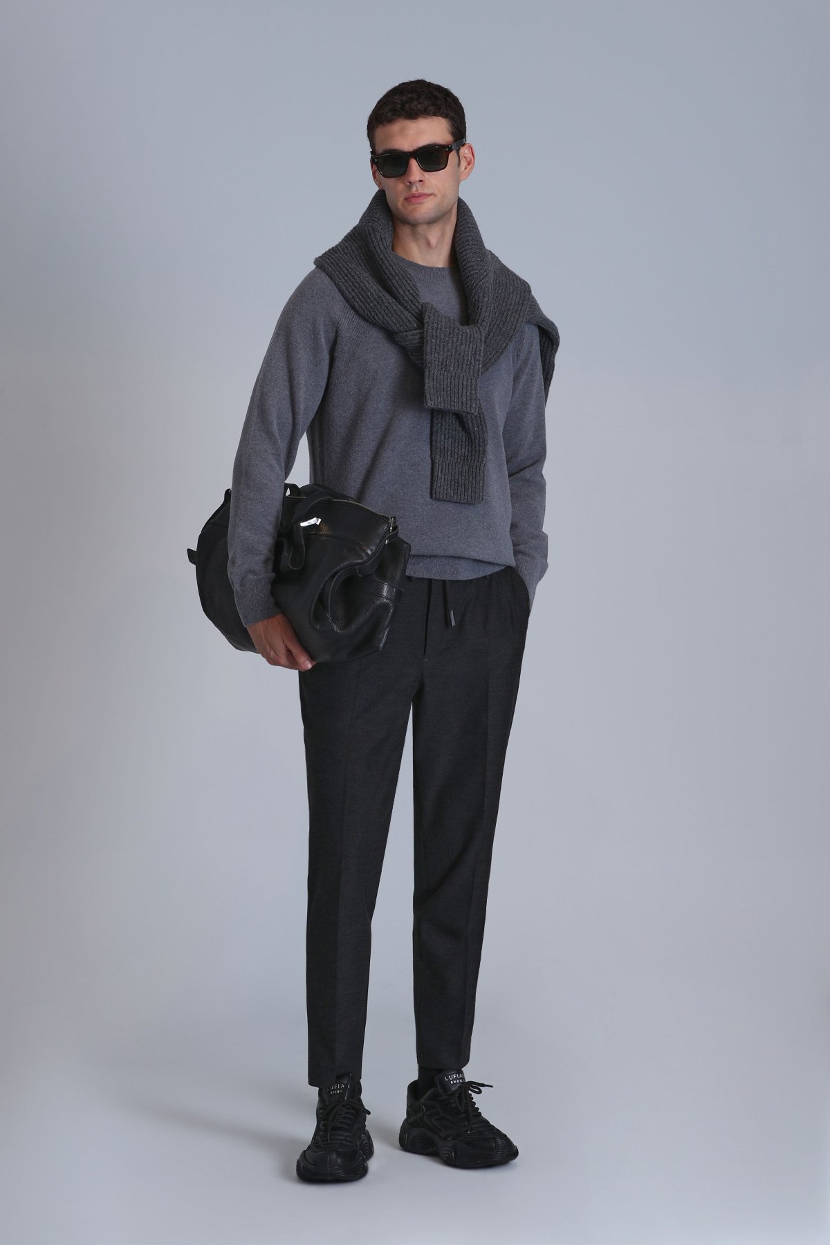 Moon Erkek Kazak Gri - Lufian (1)