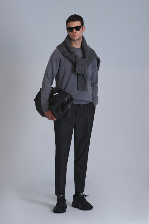 Moon Erkek Kazak Gri - Lufian (1)