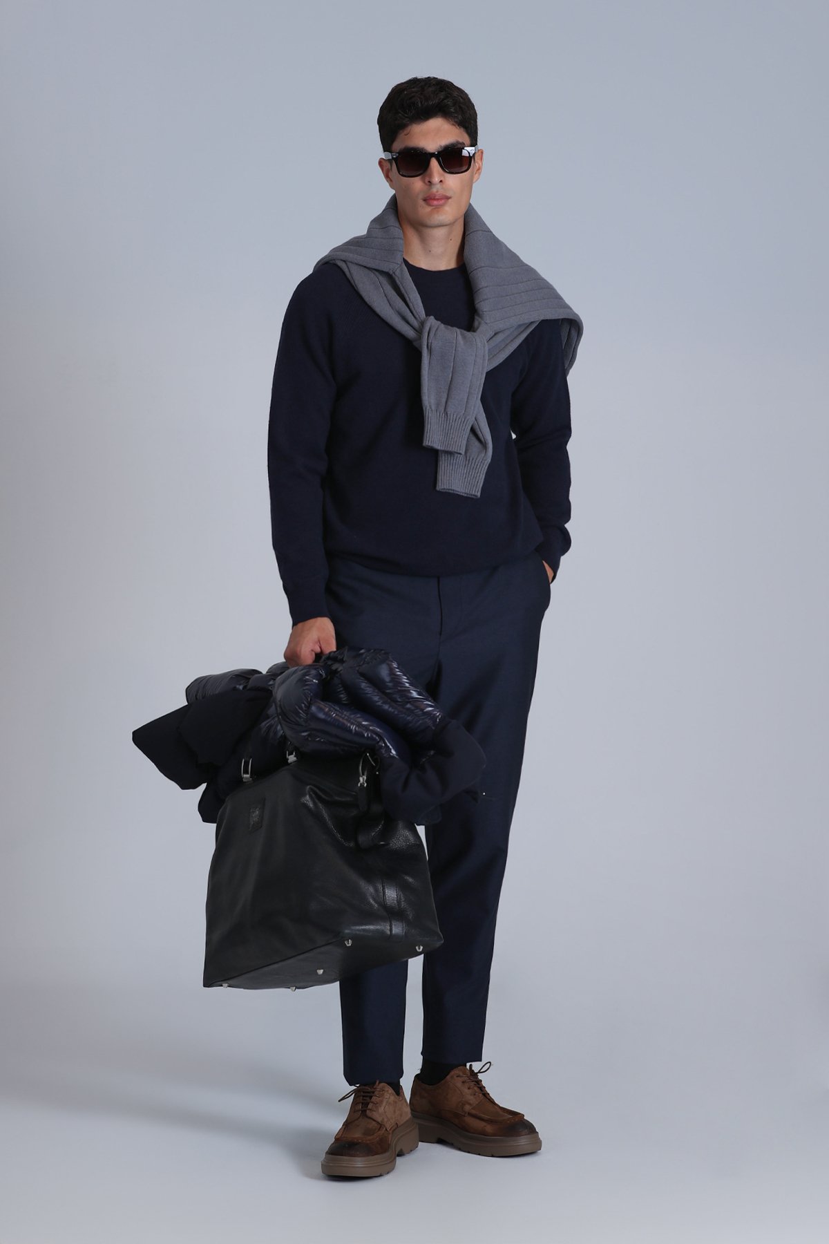 Moon Erkek Kazak Lacivert - Lufian (1)