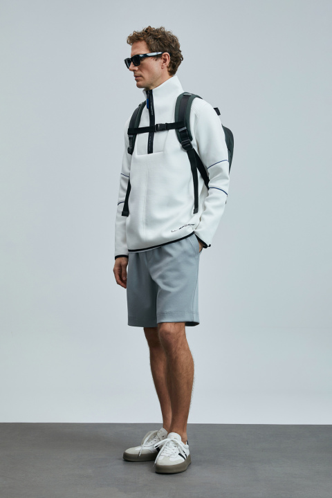 Moon Erkek Şort Eşofman Gri - Lufian (1)