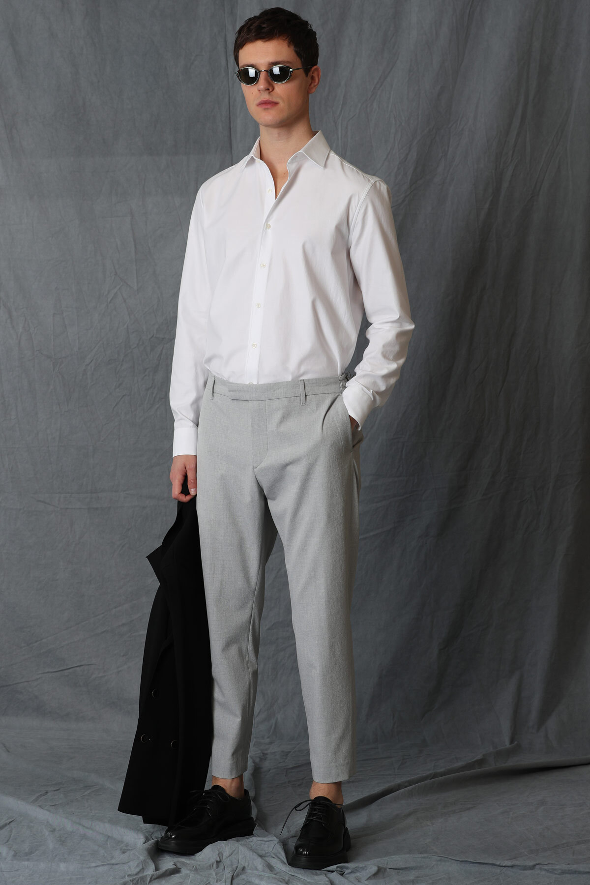 Nagoya Erkek Smart Gömlek Comfort Slim Fit Beyaz