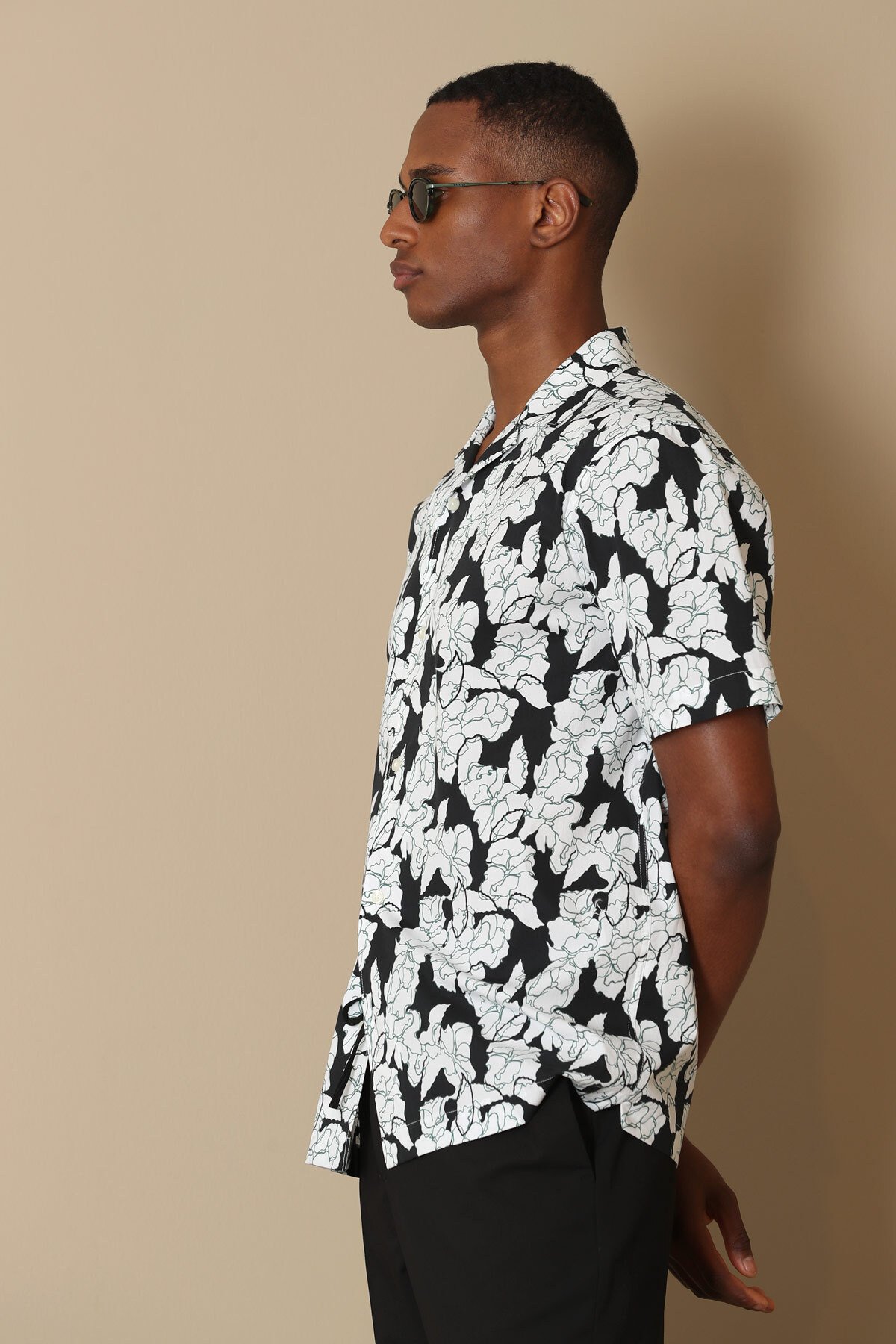 Nıce Erkek Smart Gömlek Resort Fıt Siyah - Lufian (1)