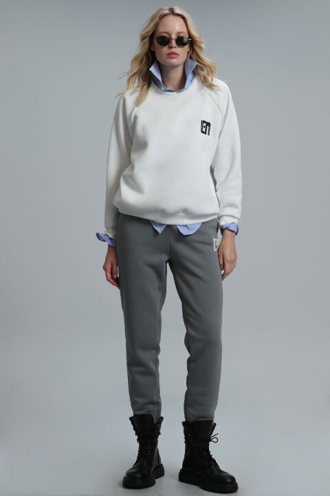 Nıce Örme Kadın Eşofman Altı Nefti Yeşil - Lufian