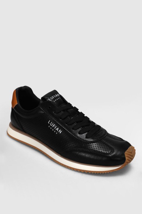 Nıck Men's Sneaker Shoes Black - Lufian (1)