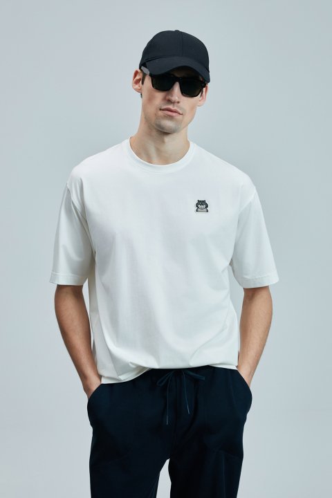 Nımbus Modern Grafik T- Shirt Kırık Beyaz - Lufian (1)