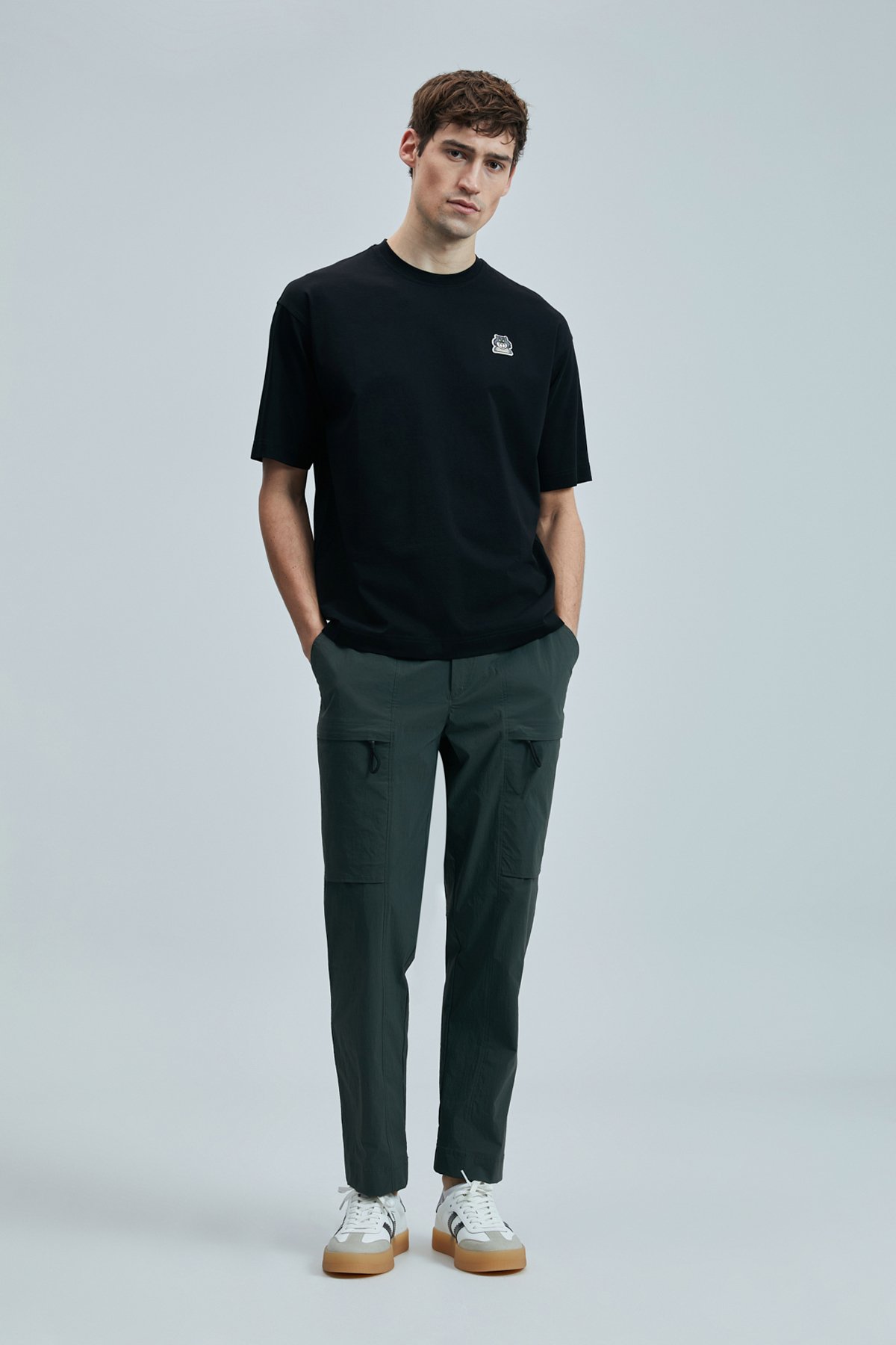 Nımbus Modern Grafik T- Shirt Siyah - Lufian