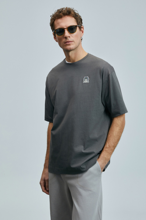 Nımbus Modern Graphic T- Shirt Brown - Lufian (1)
