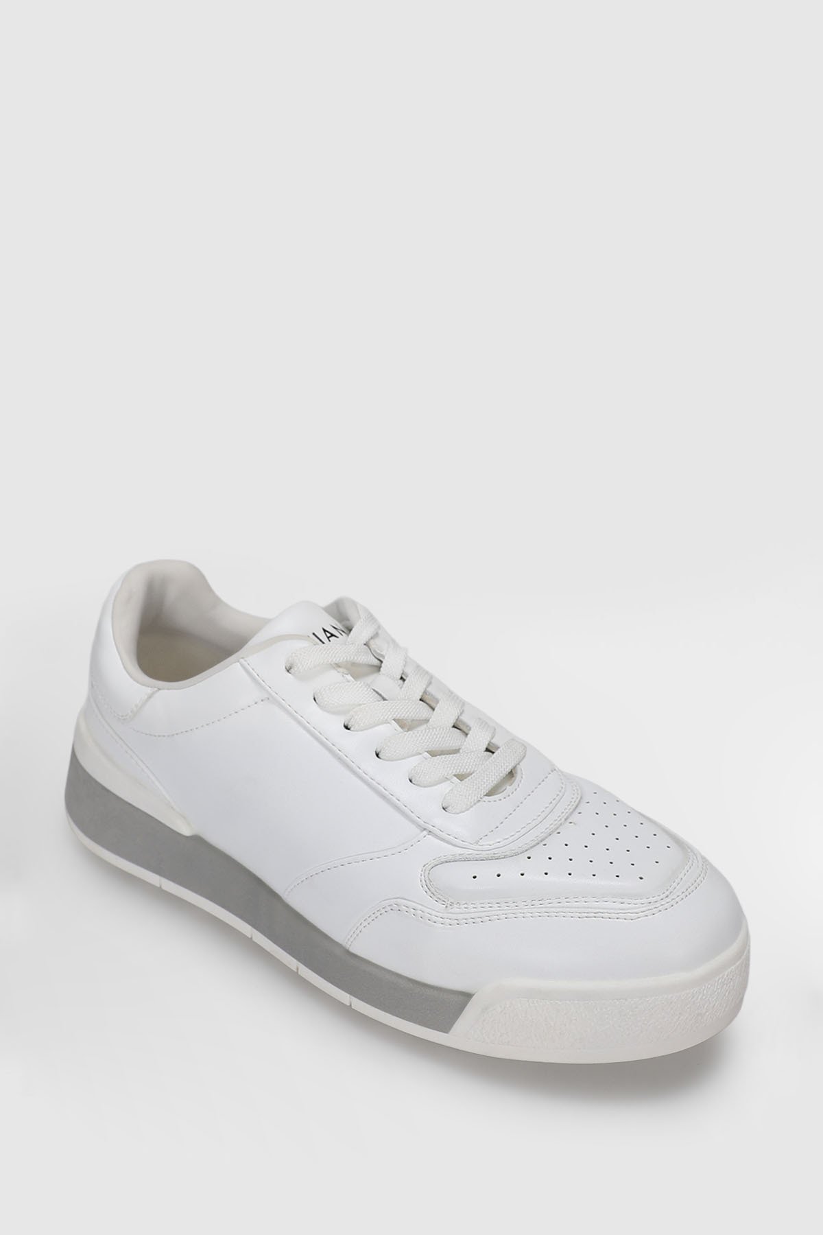 Noah Erkek Deri Sneaker Ayakkabı Beyaz - Lufian (1)