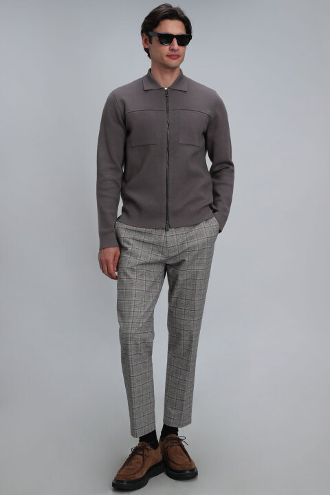 Noble Erkek Hırka Vizon - Lufian (1)