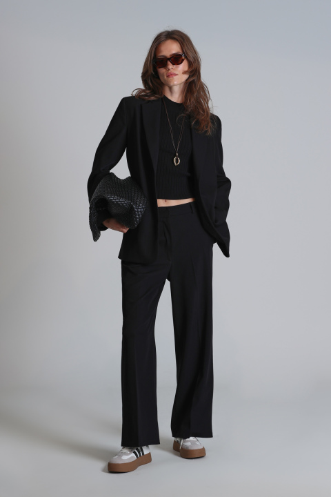 Nomı Kadın Pantolon Siyah - Lufian