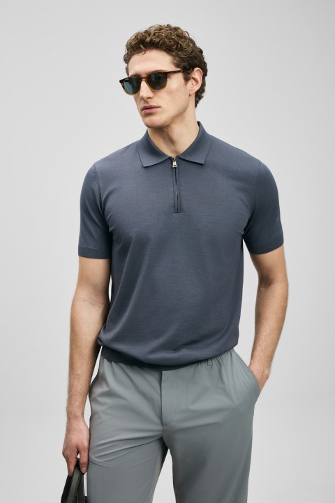 North Erkek Modal Karışımlı Kazak Gri - Lufian