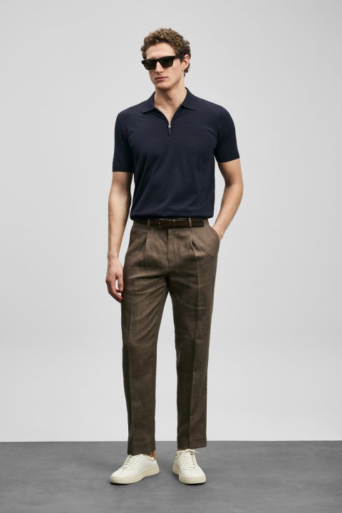 North Erkek Modal Karışımlı Kazak Koyu Lacivert - Lufian (1)