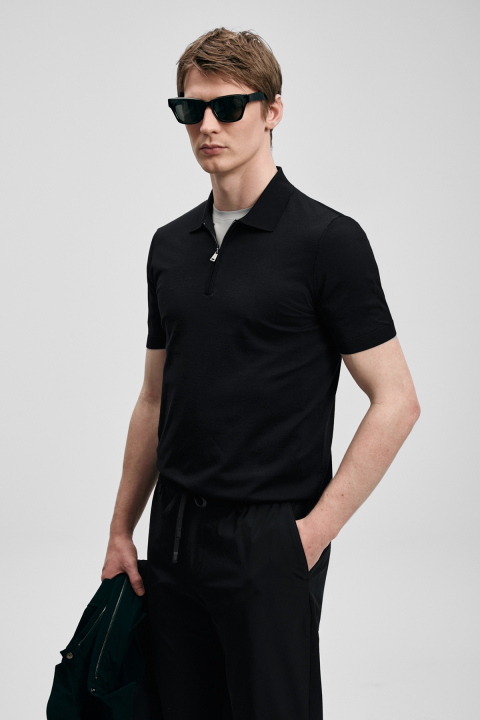 North Erkek Modal Karışımlı Kazak Siyah - Lufian