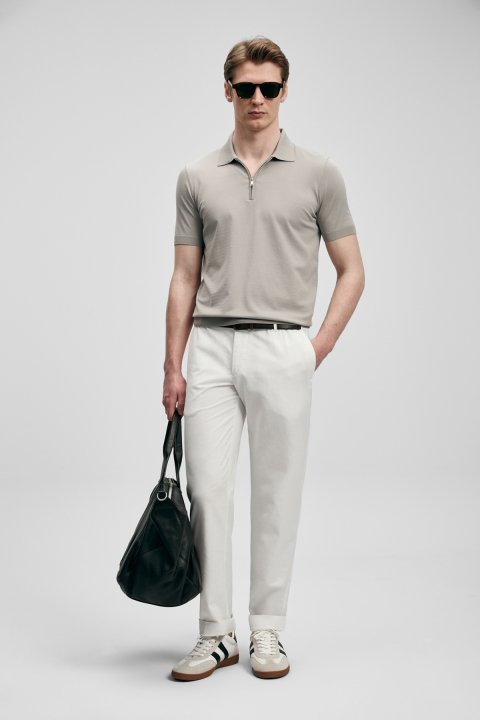 North Men's Modal Blended Sweater Sand - Lufian