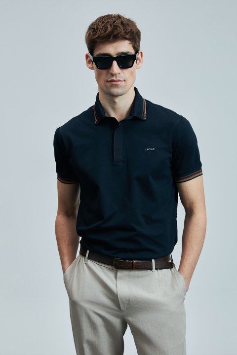 North Smart Erkek Polo Tişört Koyu Lacivert - Lufian (1)