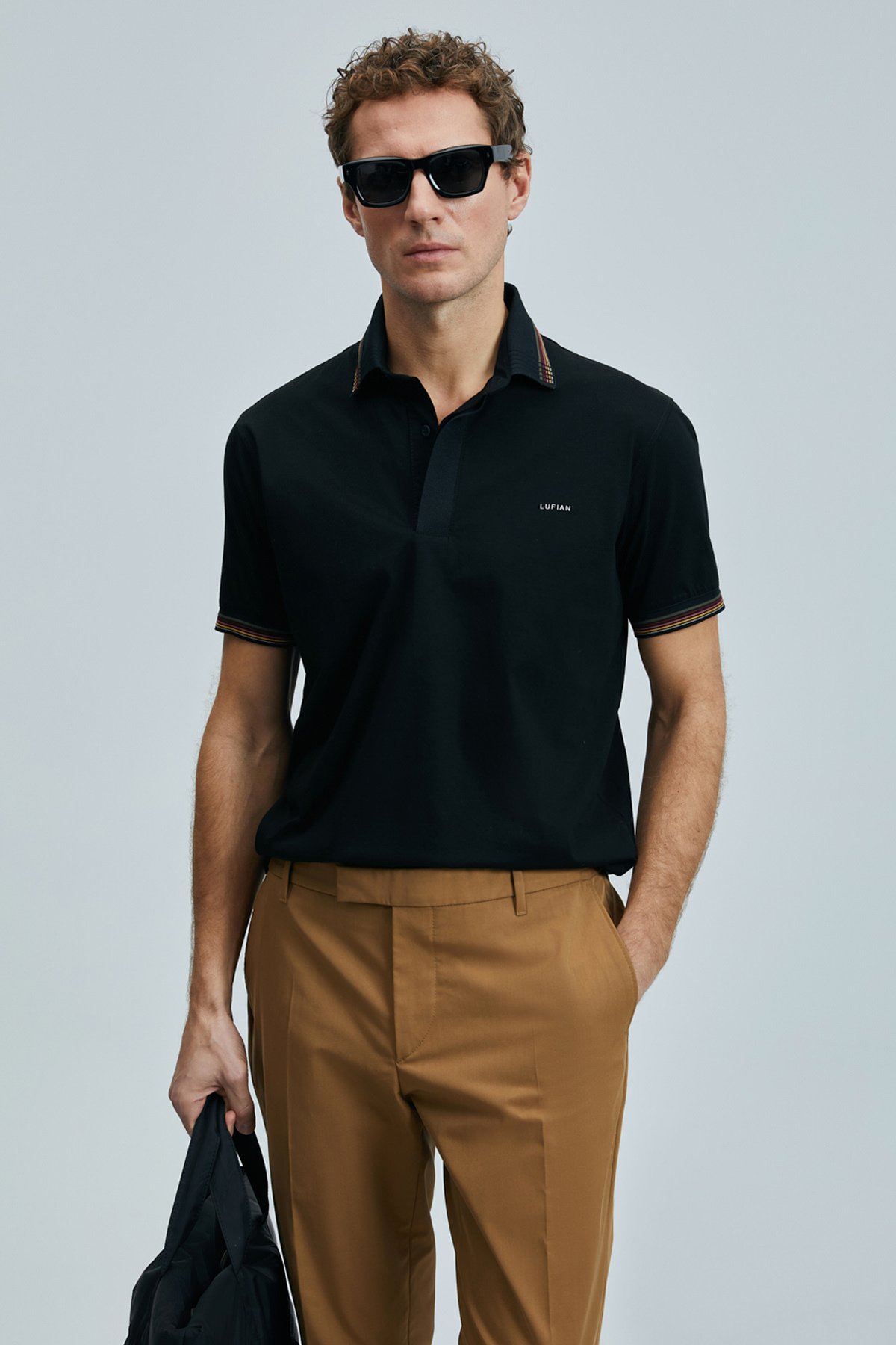 North Smart Erkek Polo Tişört Siyah - Lufian (1)