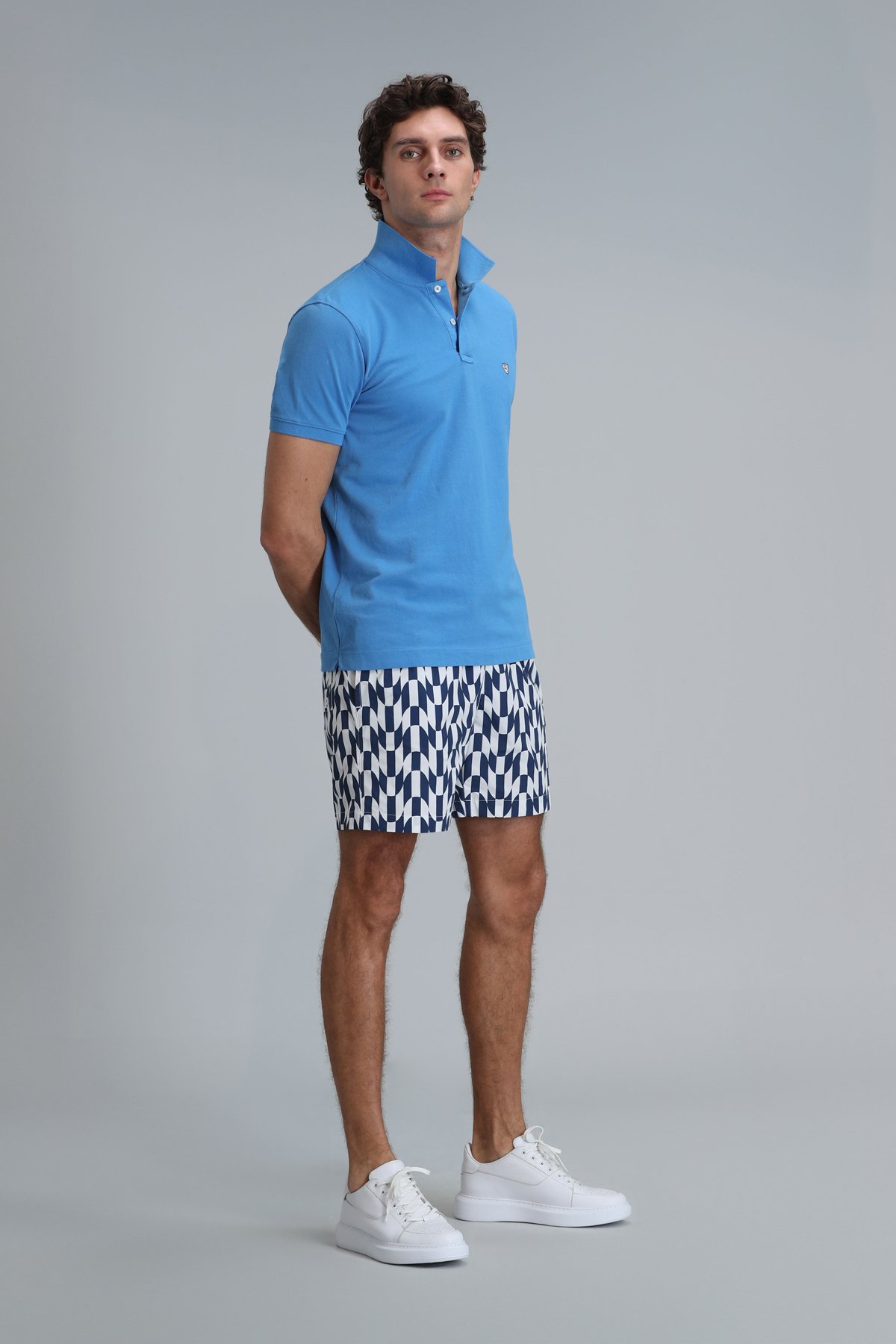 Nova Erkek Deniz Şortu Saks - Lufian