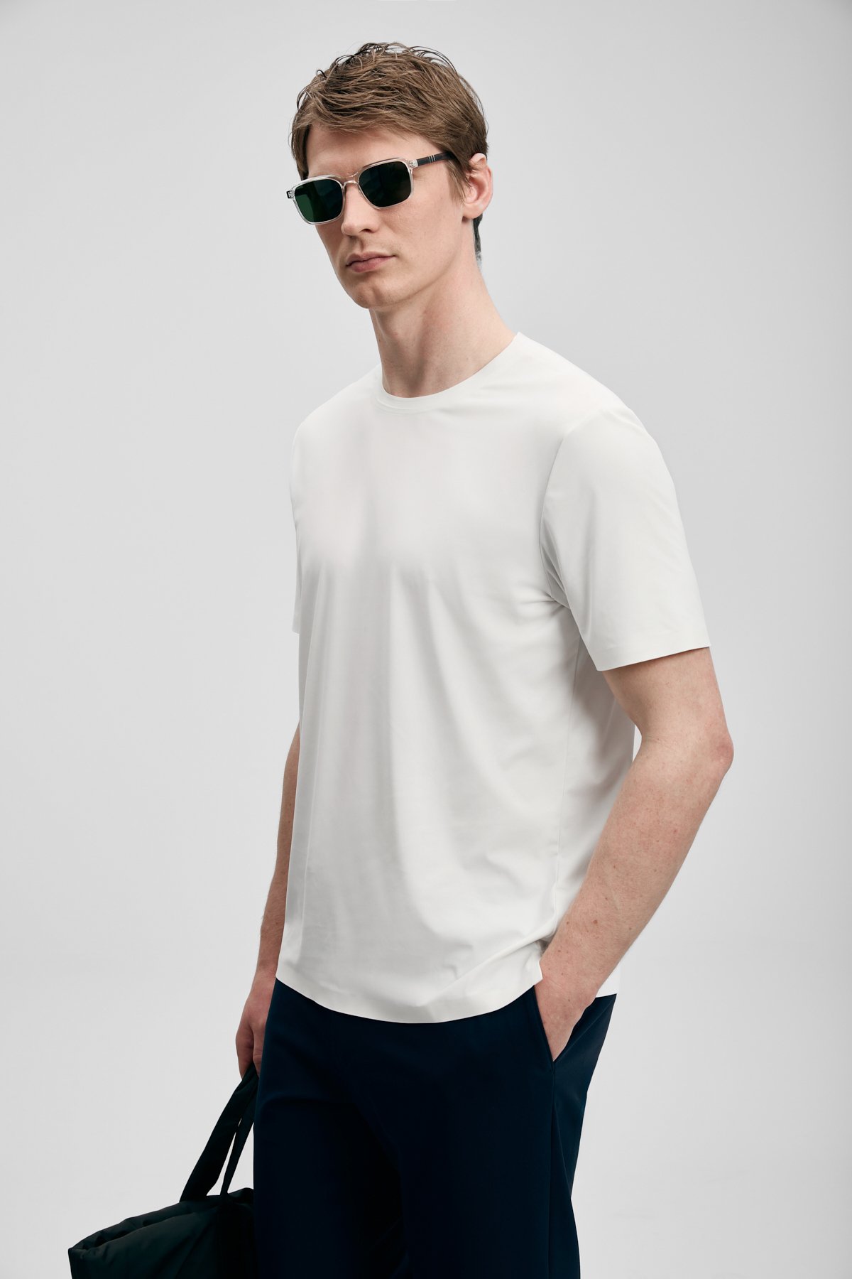 Nuvor Hi- Tech Performance Dikişsiz T- Shirt Beyaz - Lufian