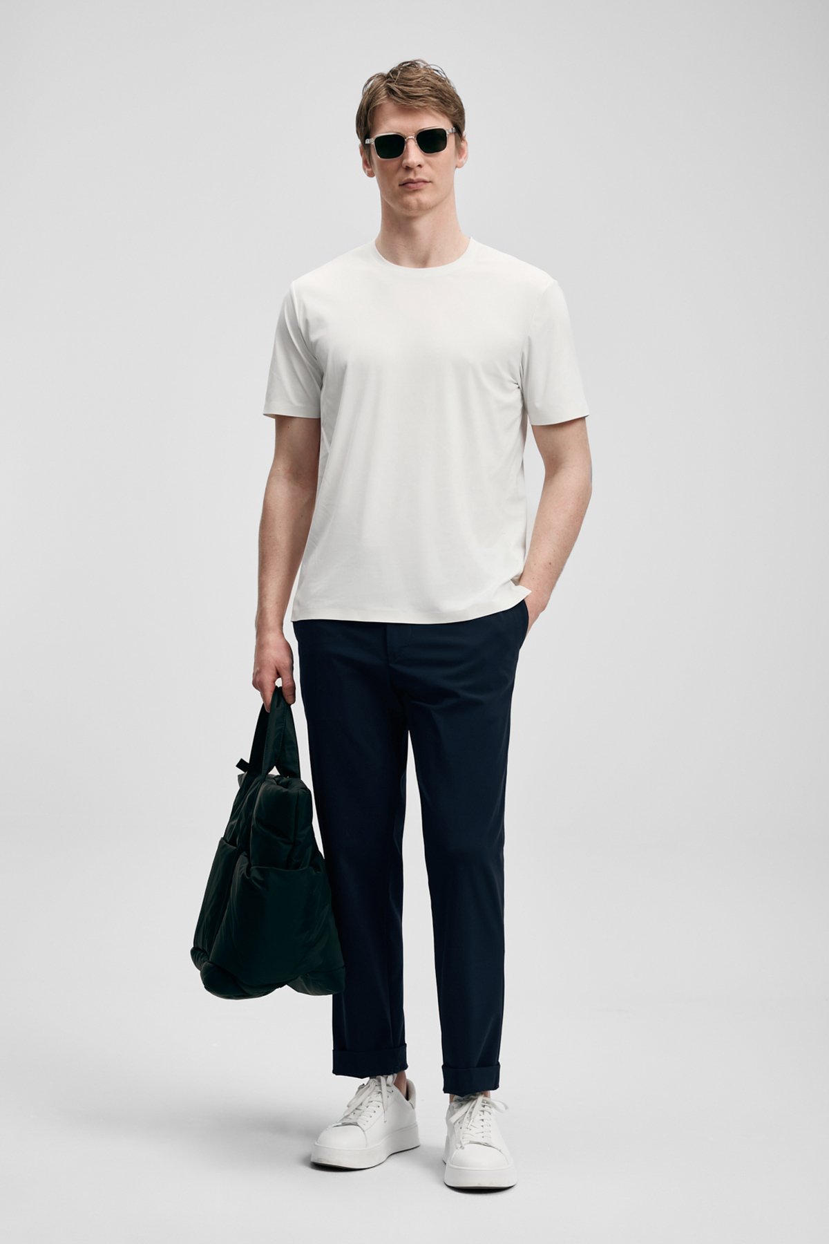 Nuvor Hi- Tech Performance Dikişsiz T- Shirt Beyaz - Lufian (1)