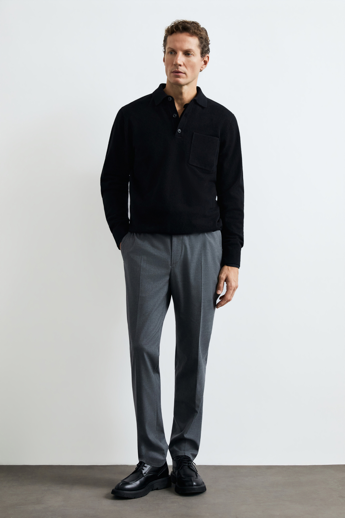 Mens Sweater Black - Lufian
