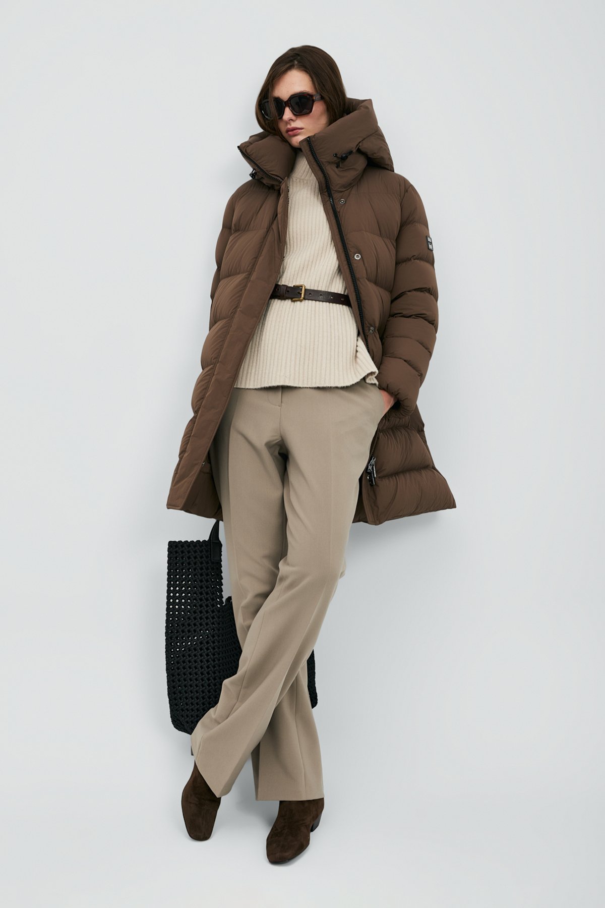 Kaztüyü Woman Coat Brown - Lufian