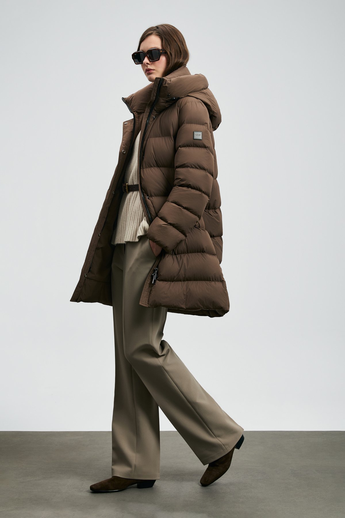 Kaztüyü Woman Coat Brown - Lufian (1)