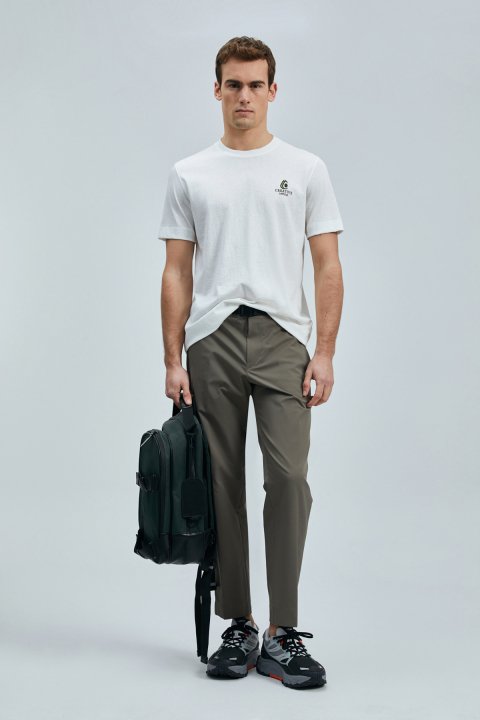 Olıvıa Modern Grafik T- Shirt Kırık Beyaz - Lufian (1)