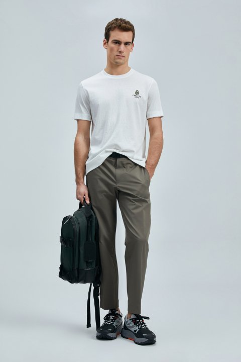 Olıvıa Modern Grafik T- Shirt Kırık Beyaz - Lufian